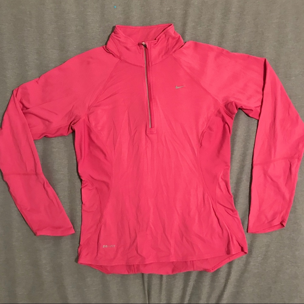 Nike Dri-Fit Pink Athletic Sweater Small